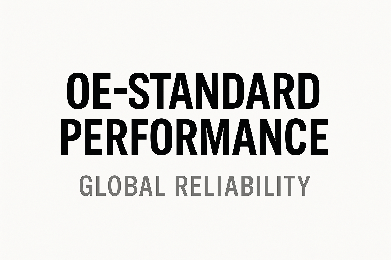 OE standard Filter performance