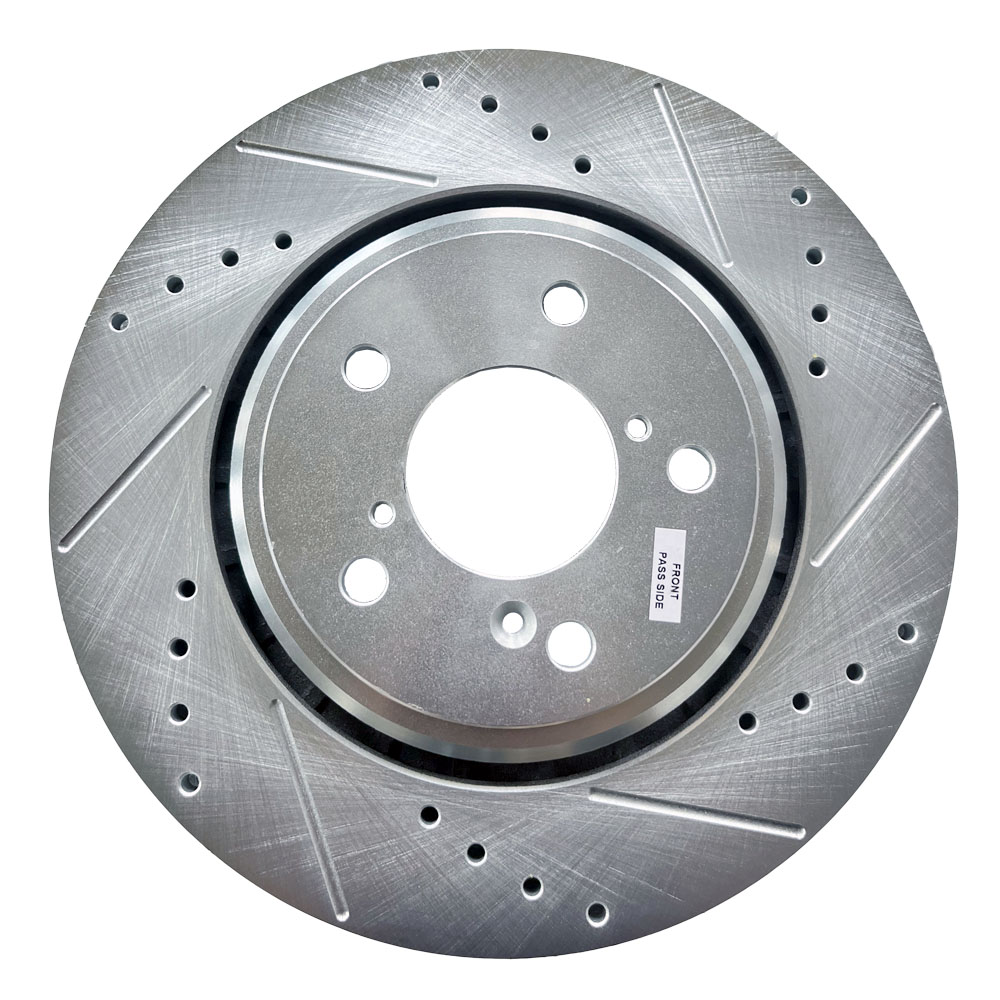 Slotted and Drilled Brake Rotor