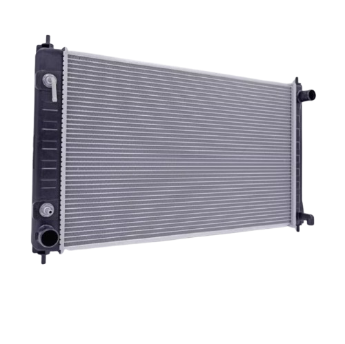 Radiator Rear View - Aluminum Construction with Fins