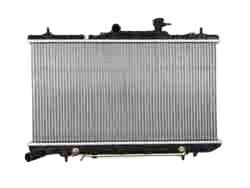Radiator with Integrated Cap - Side Angle